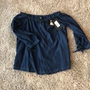 Paige denim off the shoulder XS new with tags